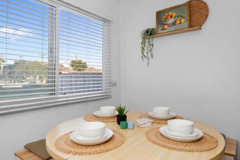Casa Brisa dining table set for two