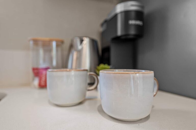 Casa Coral coffee and tea station