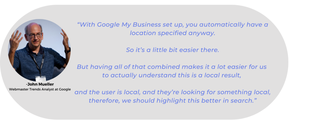 John Mueller on google my business